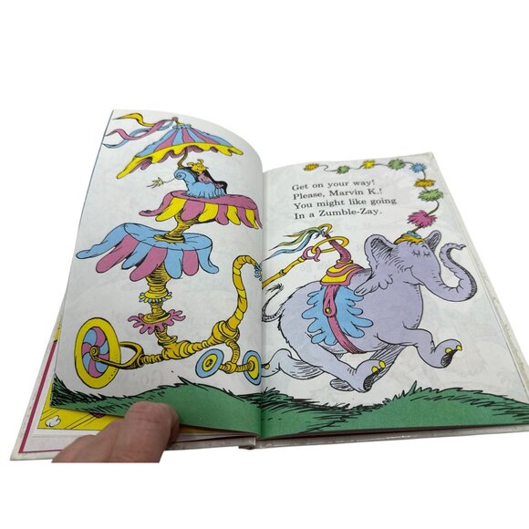 Marvin K. Mooney Will You Please Go Now! By Dr. Seuss Childrens Book HC 1972 - Picture 8 of 9